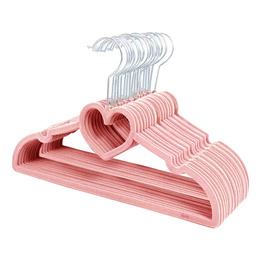 20 Ganchos Acero Terciopelo Organizador Closet Kawaii Soku