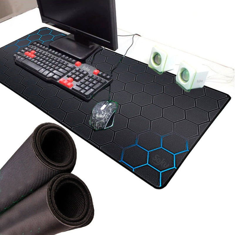 Mouse Pad Tapete Alfombrilla Grande Gamer Antideslizante