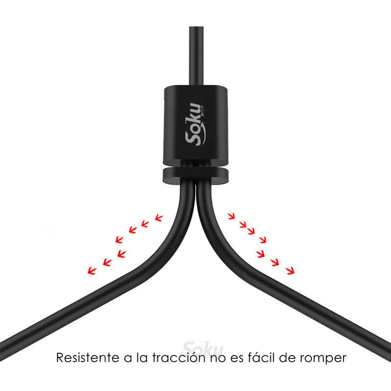 Cable Usb C A 2 Rca Hifi Sonido Premium 24k Soku
