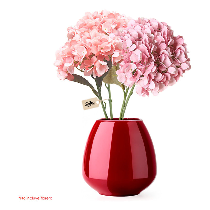 Soku Hortensias Flores Quinceñera Boda Centro Mesa Decora