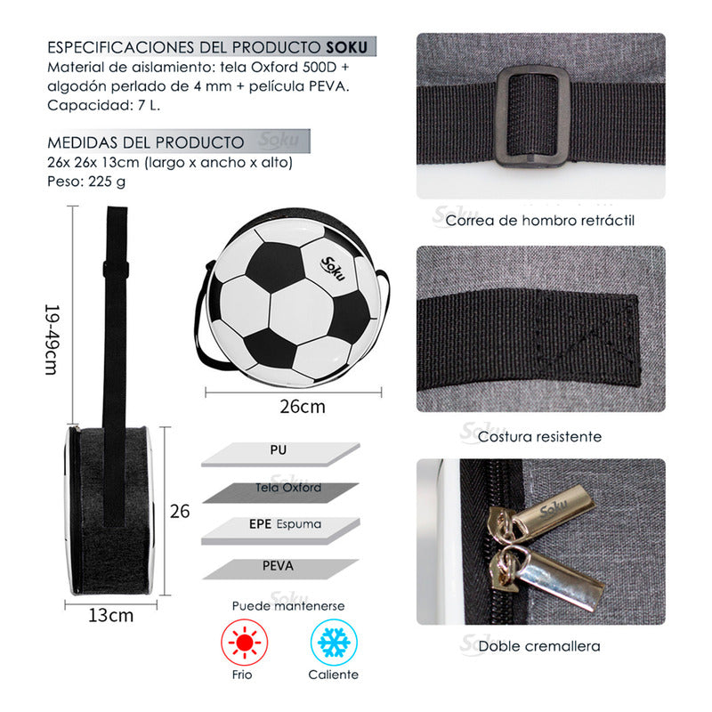 Soku Fútbol Lonchera Infantil