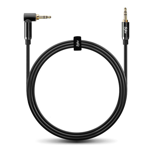 Cable Auxiliar 3.5mm Macho A Macho Auto Estéreo 3 Polos 24k