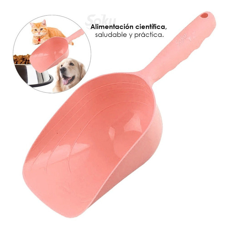 Pala Granel Croquetas Alimento Perro Gato Cuchararon Taza