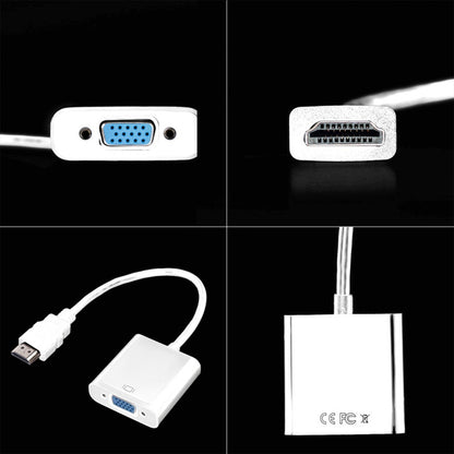 Hdmi A Vga Cable Convertidor Tv Inteligente Pc A Tableta Aux