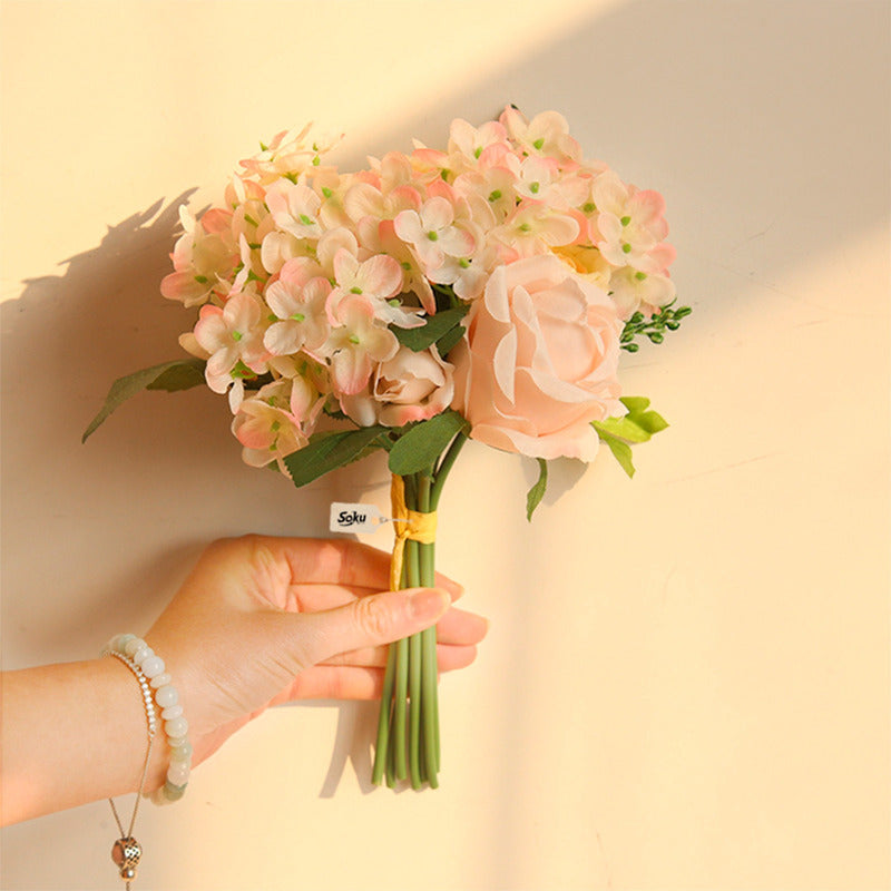 Soku Ramo Rosa Flores Quinceñera Boda Centro Mesa
