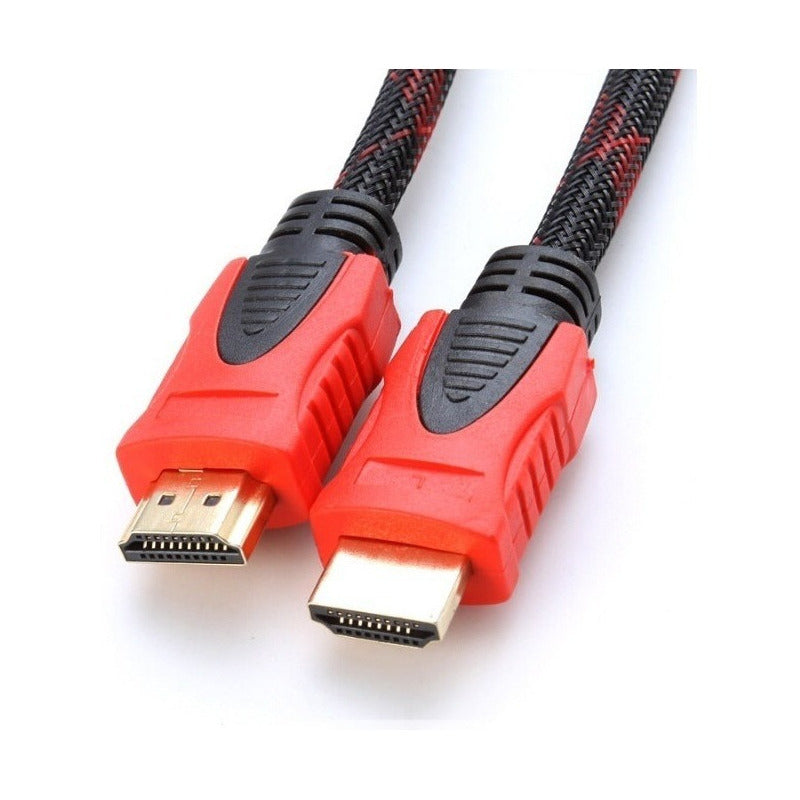 Cable Hdmi Uso Rudo Full Hd Pantalla Laptop Pc Xbox Ps4 10m