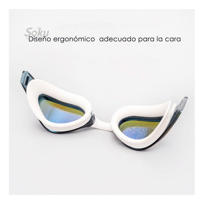 Kit Natación Profesional Gafas Polarizado Gorra Mujer Hombre