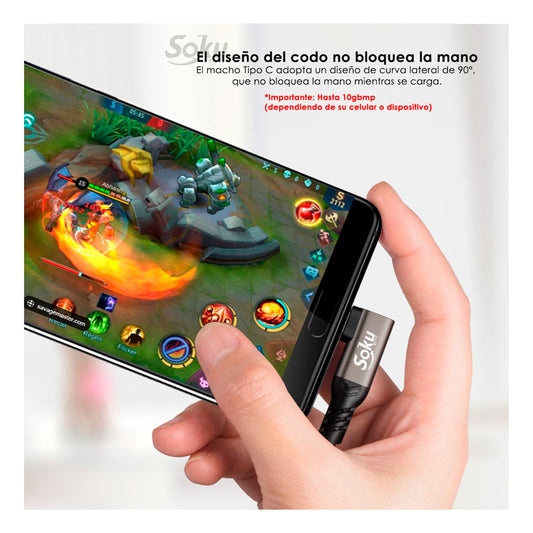 Soku Cable Vr Link Para Oculus Quest2 Cel 2go Usb 3.2 10gbps