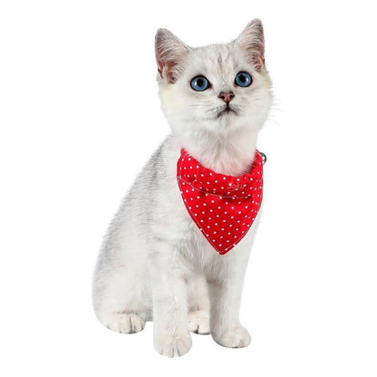 Soku Collar De Seguridad Gato Moño Cosido Pañoleta Broche