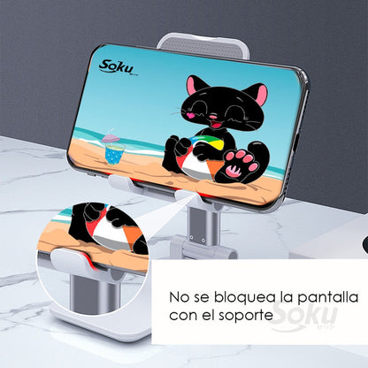 Soporte Aluminio Ajustable Porta Celular Tablet Consola