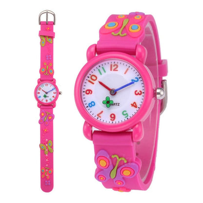 Reloj Niña Mariposa 3d Kawaii Impermeable Calidad