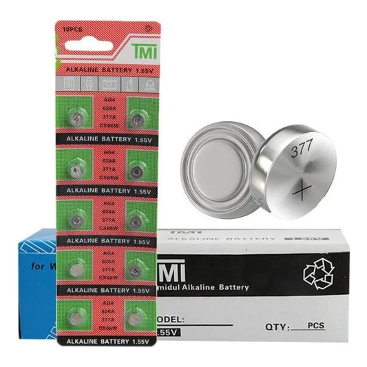 Caja 200 Baterias Pila Reloj Estandar Ag4 Lr626 377a Mayoreo