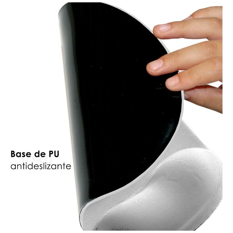 Tapete Ergonomico Para Raton De Gel Silicon Antideslizante