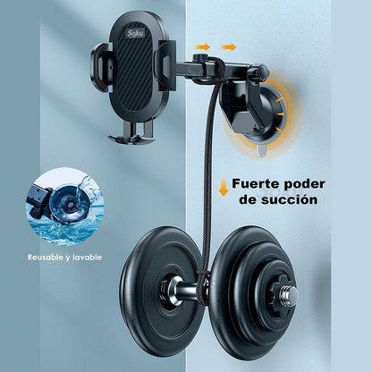 Porta Celular Soporte Gps Auto Universal Manos Libres 360º