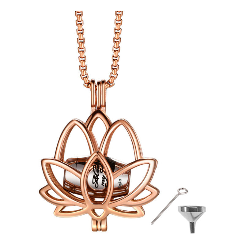 Soku Dije Flor Eterna Relicario Ceniza Urna Acero Inoxidable