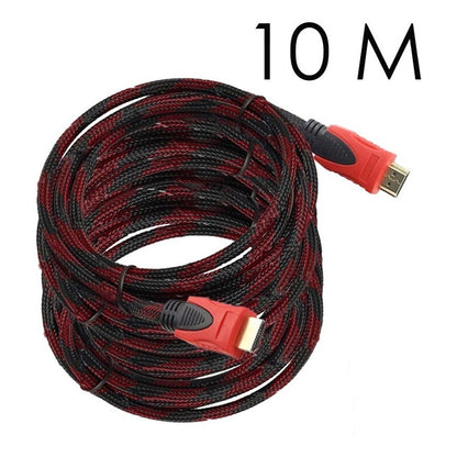 Cable Hdmi Uso Rudo Full Hd Pantalla Laptop Pc Xbox Ps4 10m