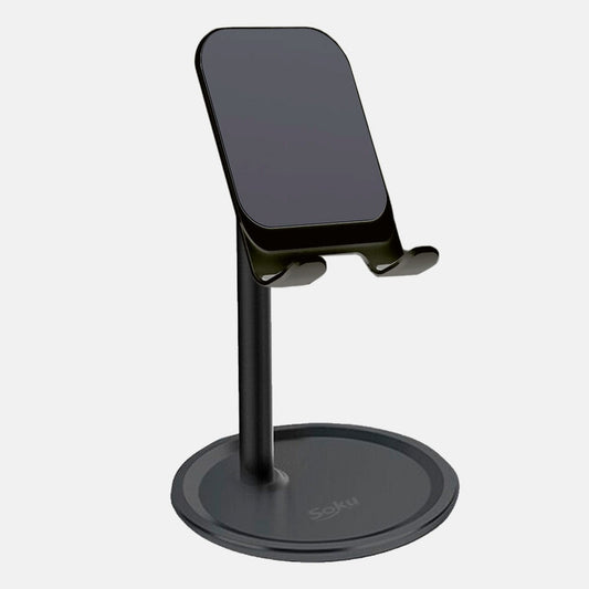 Soporte Escritorio Tablet Porta Celular Base Aluminio Lujo