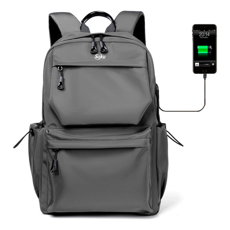 Soku Mochila Ligera Moda Escolar Japonesa Para iPad 14in