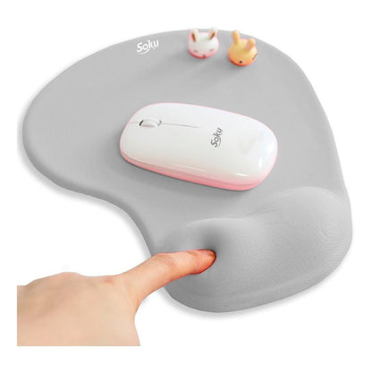 Tapete Ergonomico Para Raton De Gel Silicon Antideslizante