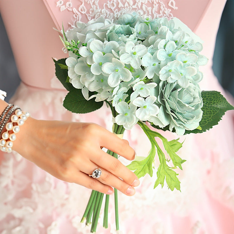 Soku Ramo Rosa Flores Quinceñera Boda Centro Mesa