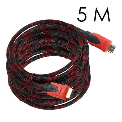 Cable Hdmi Uso Rudo Full Hd Pantalla Laptop Pc Xbox Ps4 5m
