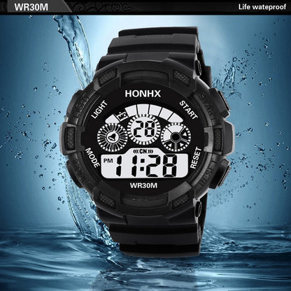 Reloj Militar Hombre Led Moda Caballero Contra Agua Hx