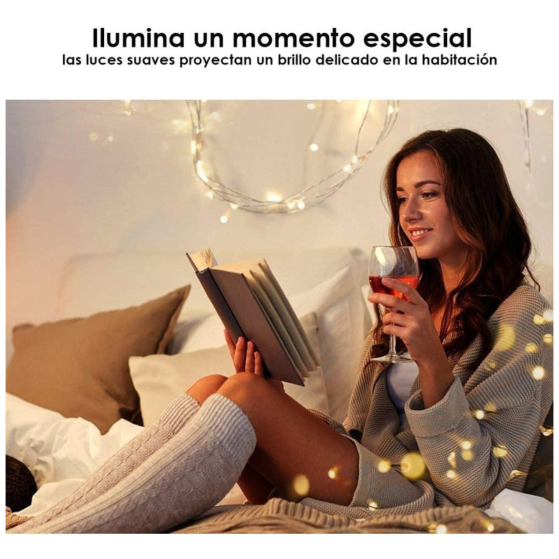 Tira Luces Decorativas Multicolor Usb 100 Led 10m Control