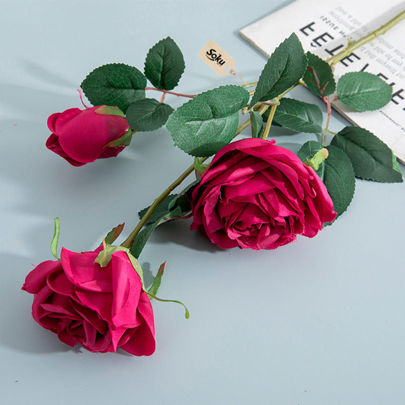 Soku Ramo Rosas Flores Boda Decoración Bouquet Extra Grande