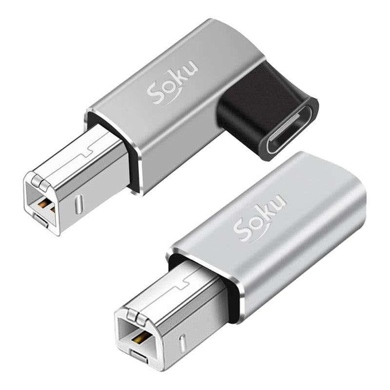 2 Adaptador Usb B Midi A Usb Tipo C Impresora Piano Musical