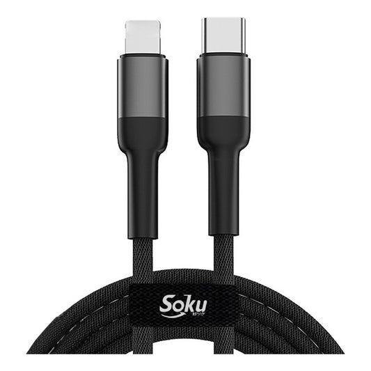 Soku Cable Pro Lighting A Usb C 3a 27w  Pd Rudo Para iPhone