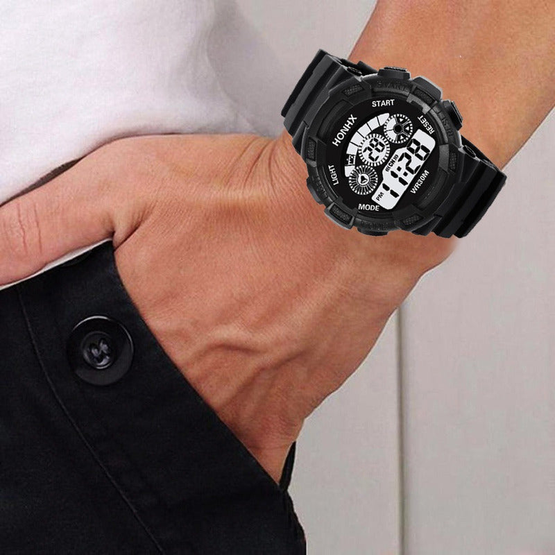 Reloj Militar Hombre Led Moda Caballero Contra Agua Hx