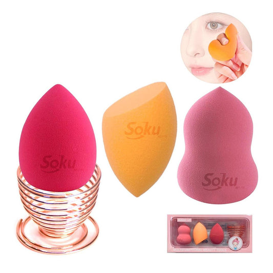 Set Esponjas Maquillaje Indeformables Base Calidad Original
