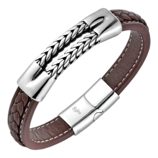 Soku Pulsera Personalizada Dragon King Inoxidable Micro Piel