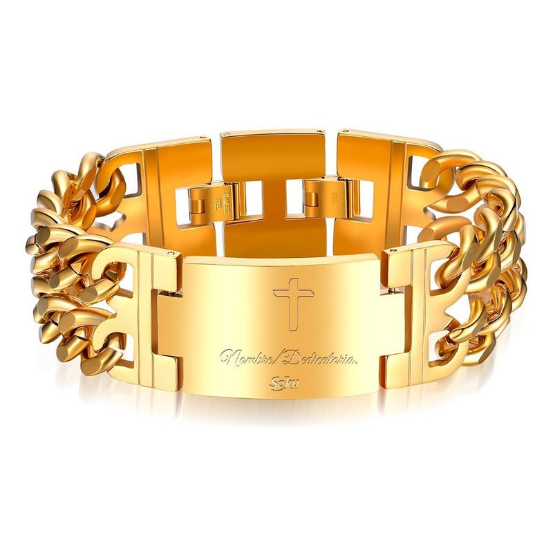 Pulsera Esclava  Personalizable Acero Inoxidable Al Titanio
