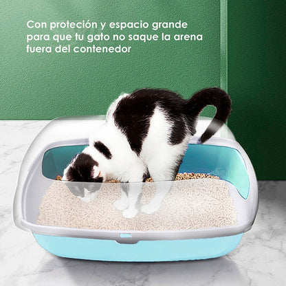 Arenero Gato Extension Anti Derrame Pala Caja Extra Grande