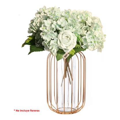 Soku Ramo Rosa Flores Quinceñera Boda Centro Mesa