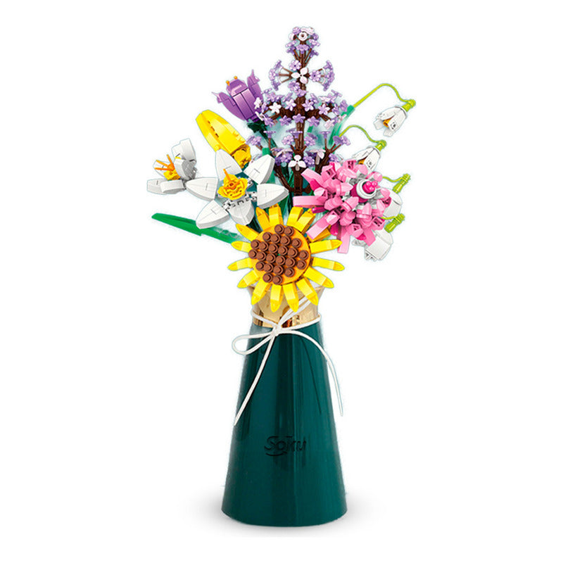 Soku Flores Perpetuas Bloques Pro Bouquet Extra Grande