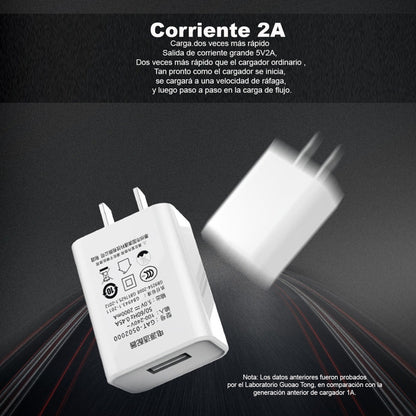 Cargador Celular Tableta Cubo Usb Carga Rapida 5v 2a