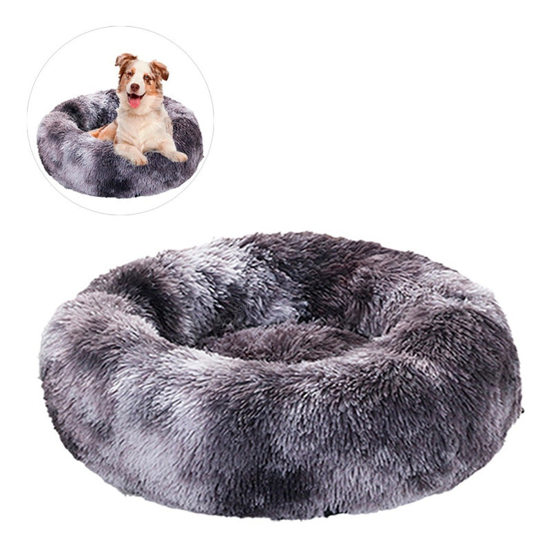 Cama Nido Puff  Felpa Extra Suave Perro Mascota Grande