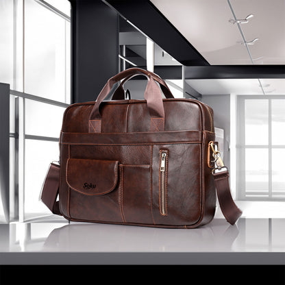 Portafolio Para Mac Laptop Pro Piel Genuina Calidad Soku