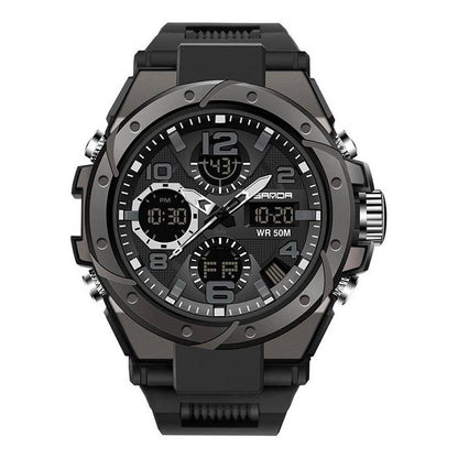 Reloj Dual Digital Led Militar Uso Rudo Contra Agua 5 Bar Sd