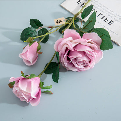 Soku Ramo Rosas Flores Boda Decoración Bouquet Extra Grande