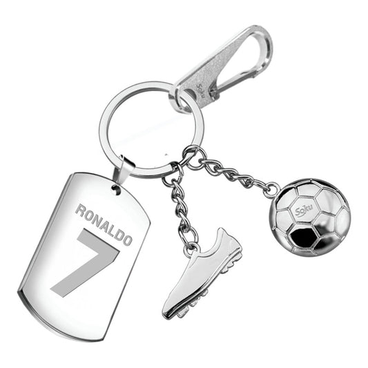 Soku Llavero Personalizado Balon Futbol Tenis Inoxidable