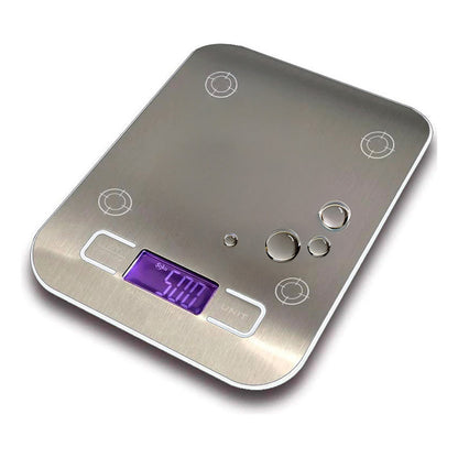 Bascula Cocina Acero Inoxidable Dieta Digital 5kg Calidad