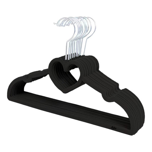 Soku 10 Ganchos Acero Terciopelo Organizador Closet Kawaii