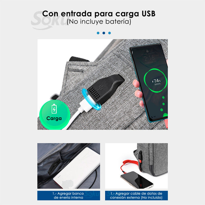 Soku Mochila  Premium Contra Agua  Minimalista Para Laptop