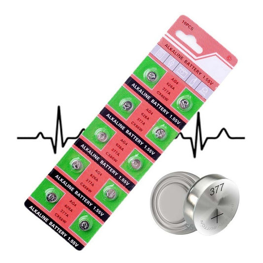 Blister 10 Baterias Reloj Sr626sw 377 Ag4 Sr626sw Calidad