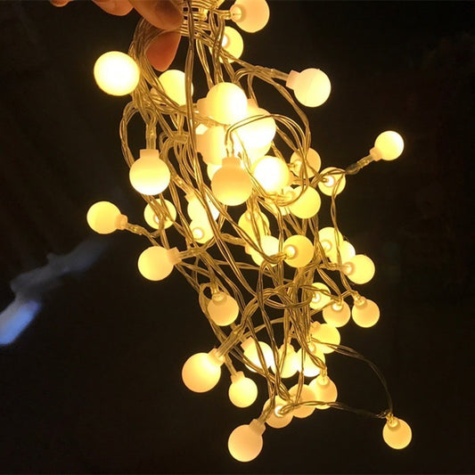 Usb Serie Luces Bodas Eventos Fiesta 20 Esferas Leds 3m