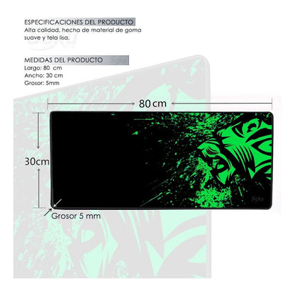 Mouse Pad Tapete Alfombrilla Grande Gamer Antideslizante