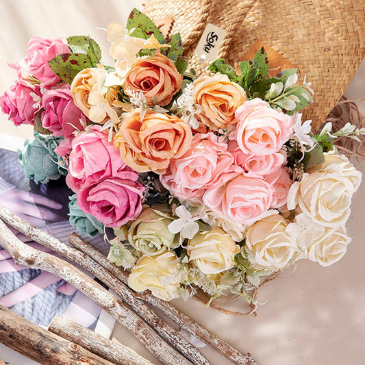 Soku Bouquet Rosas Flores Quinceñera Boda Centro Mesa